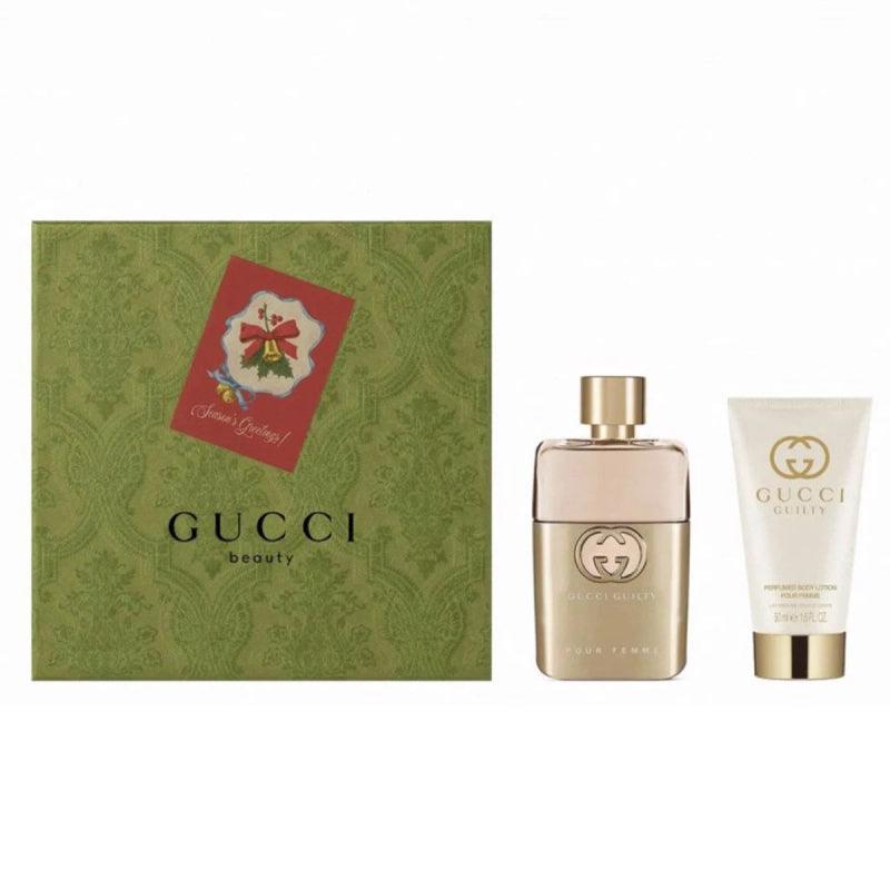GUCCI Guilty Pour Femme Gift Box Set (EDP 50ml + Body Lotion 50ml) - LMCHING Group Limited