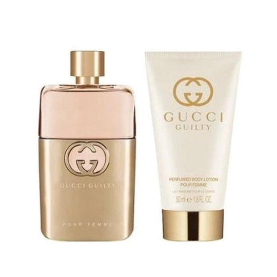 GUCCI Guilty Pour Femme Gift Box Set (EDP 50ml + Body Lotion 50ml) - LMCHING Group Limited