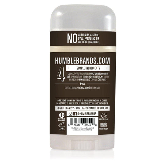 Humble Brands USA Aluminum Free Handmade All Natural Deodorant (Forbidden Tonka Bean) 1pc - LMCHING Group Limited