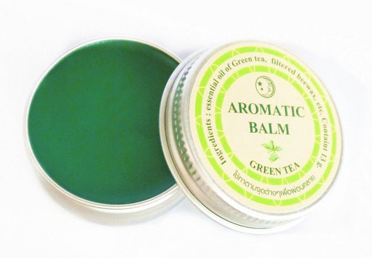 ICher-aim Aromatic Relaxing & Calming Organic Balm (Green Tea) 13g - LMCHING Group Limited