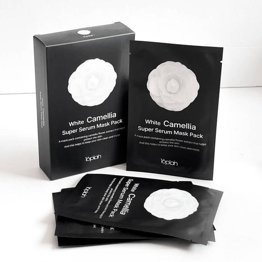 16plain White Camellia Super Serum Mask 25ml x 10pcs