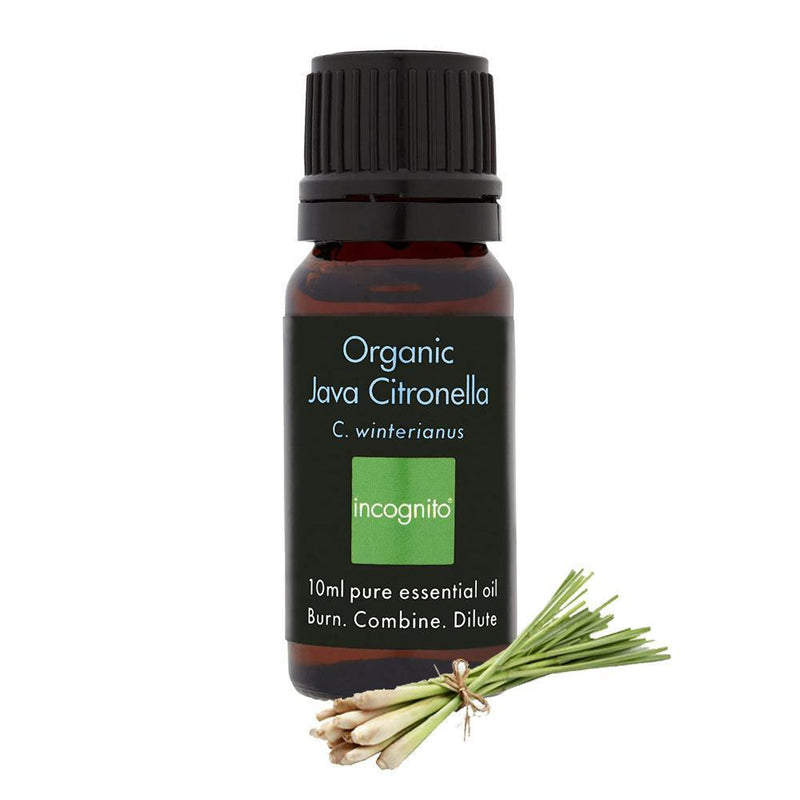 Incognito UK 100% Natural Organic Insect Mosquito Repellent Pure Essential Oil (Java Citronella) 10ml - LMCHING Group Limited