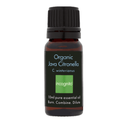 Incognito UK 100% Natural Organic Insect Mosquito Repellent Pure Essential Oil (Java Citronella) 10ml - LMCHING Group Limited