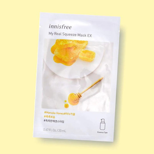 Innisfree My Real Squeeze Manuka Honey Mask EX (Nourishing) 20ml x 10 - LMCHING Group Limited