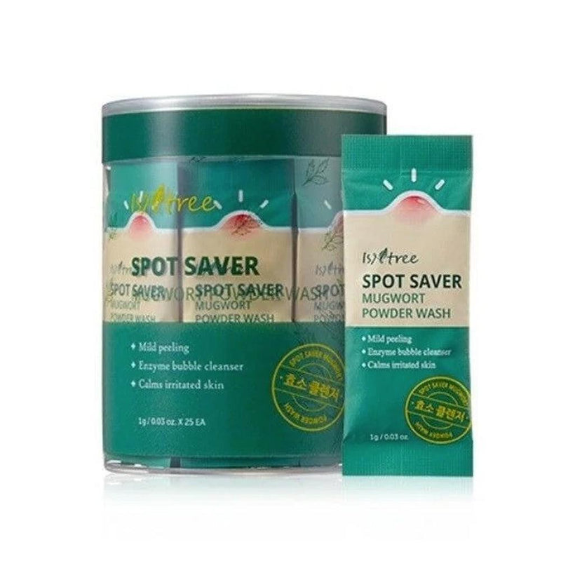 Isntree Spot Saver Mugwort Powder Wash 1g x 25 - LMCHING Group Limited