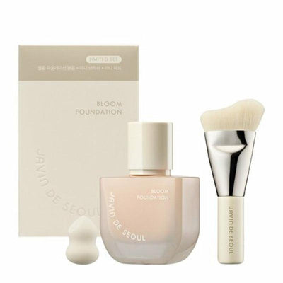 JAVIN DE SEOUL Bloom Foundation Set Terbatas SPF50+ PA+++ (3 Item)