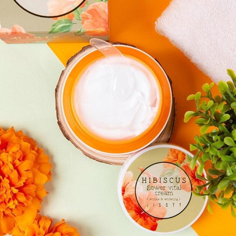 JIGOTT Hibiscus Flower Vital Cream 100ml - LMCHING Group Limited