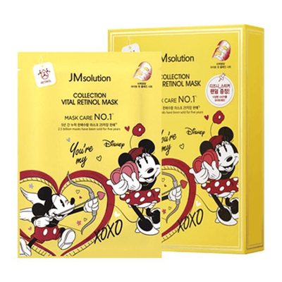 JM Solution Collection Masker Vital Retinol Edisi Terhad Disney 30ml x 10kpg