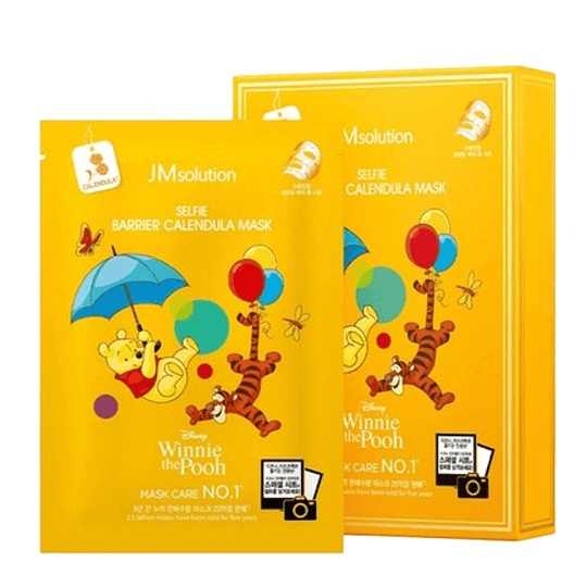 JMsolution Selfie Barrier Calendula Mask Disney Winnie the Pooh Limited Edition 30ml x 10pcs - LMCHING Group Limited