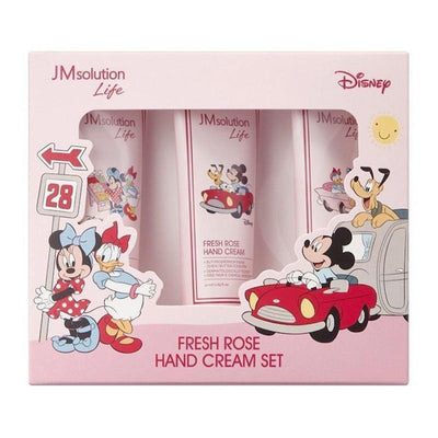 JM Solution X Disney Life Creme de Mãos Fresh Rose (Mickey & Amigos) 50ml x 3