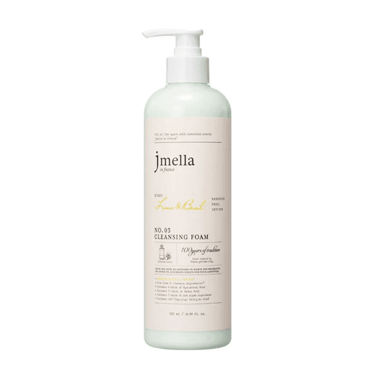 jmella In France No.3 Cleansing Foam (Lime & Basil) 500ml - LMCHING Group Limited