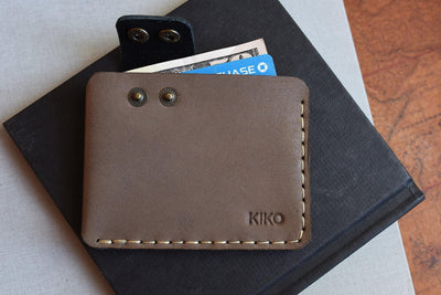 KIKO Leather USA Smooth Style Leather Card Case Wallet 1pc - LMCHING Group Limited