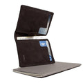 KIKO Leather USA Soft Durable Leather Slim Bifold Wallet (Brown) 1pc - LMCHING Group Limited