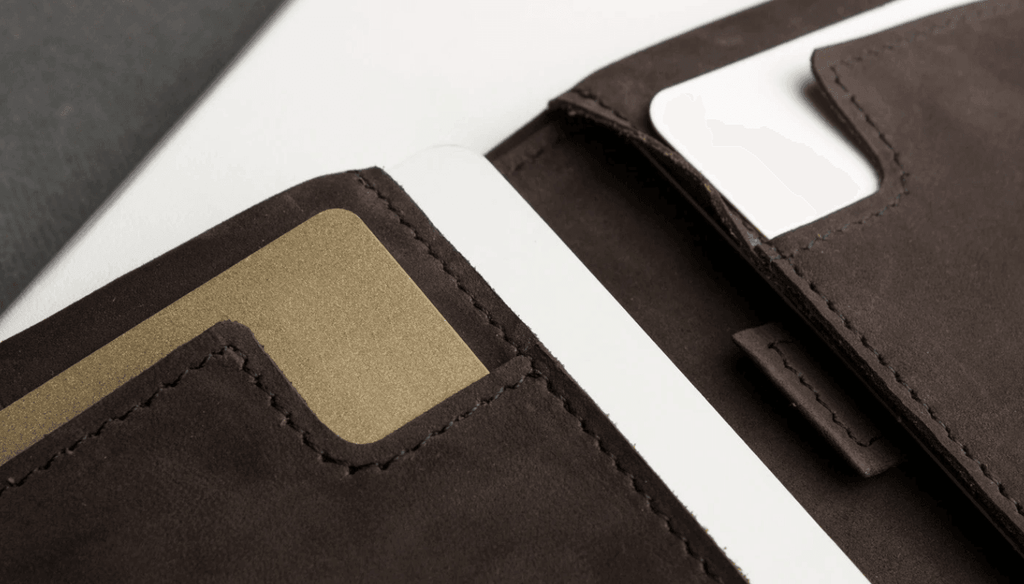 KIKO Leather USA Soft Durable Leather Slim Bifold Wallet (Brown) 1pc - LMCHING Group Limited