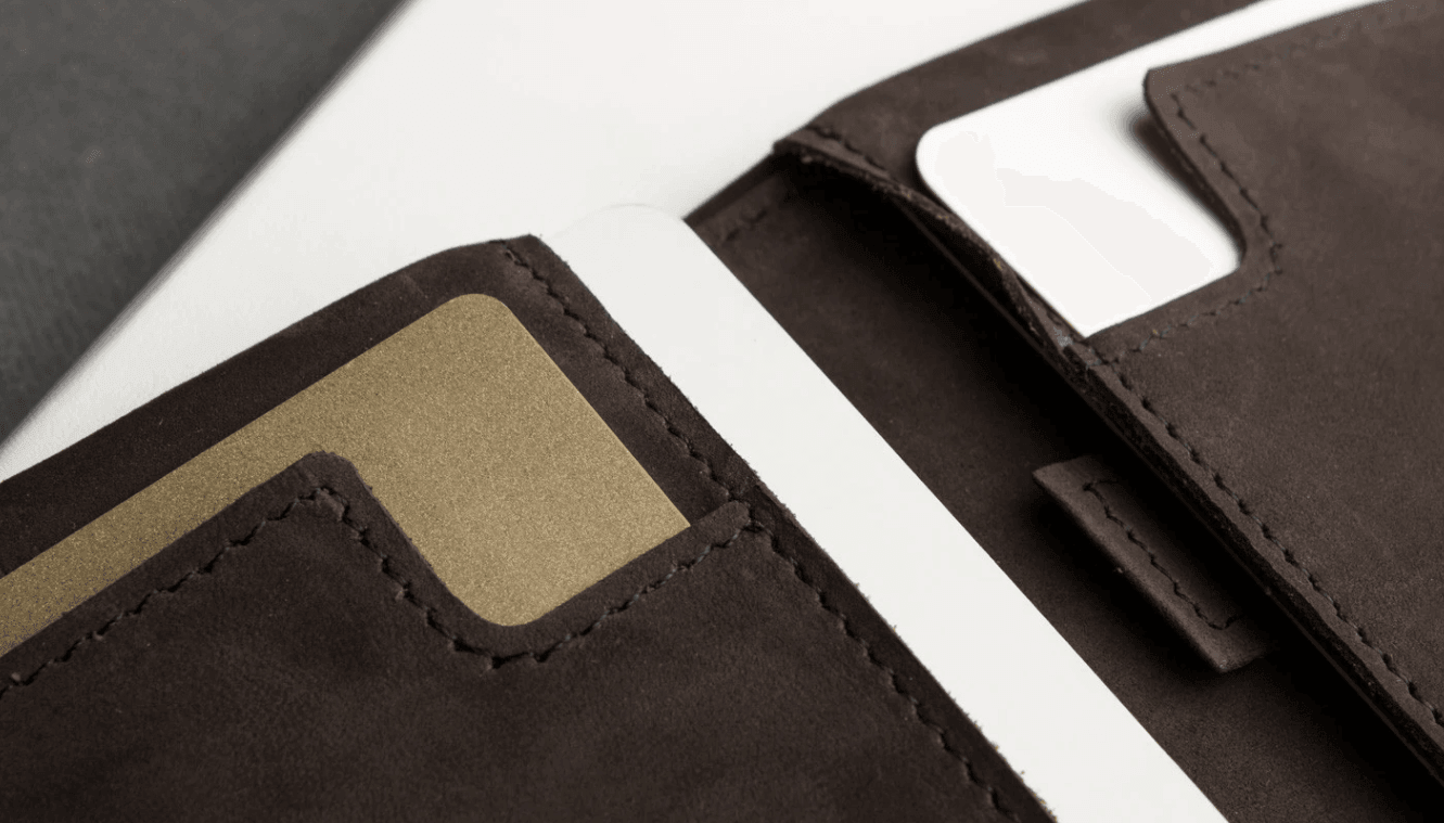 KIKO Leather USA Soft Durable Leather Slim Bifold Wallet (Brown) 1pc - LMCHING Group Limited