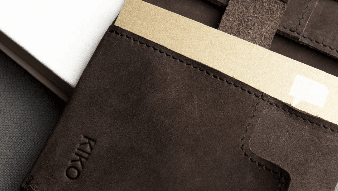 KIKO Leather USA Soft Durable Leather Slim Bifold Wallet (Brown) 1pc - LMCHING Group Limited