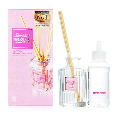 Kobayashi Sawaday Stick Luchtverfrisser (Parfum Sparkling Pink) 70ml