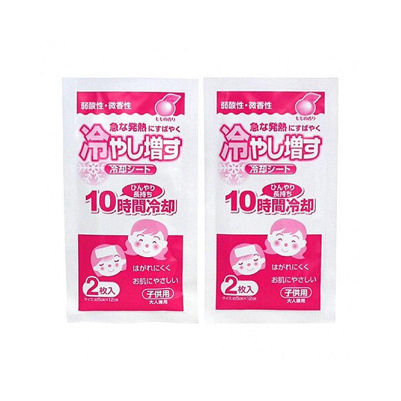 KOKUBO Kiyo Baby Cooling Gel Patch (Peach Scent) 4pcs / 16pcs - LMCHING Group Limited