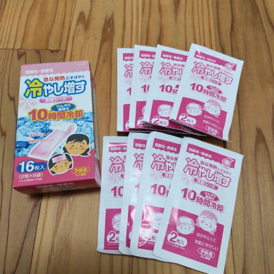 KOKUBO Kiyo Baby Cooling Gel Patch (Peach Scent) 4pcs / 16pcs - LMCHING Group Limited