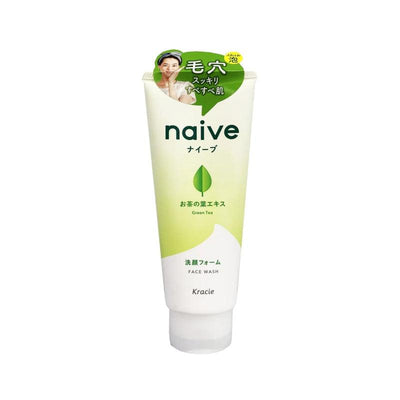 Kracie Hadabisei Sữa Rửa Mặt Trà Xanh Naive 130g