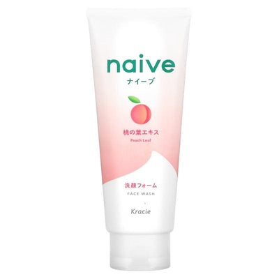 Kracie Hadabisei Средство для умывания лица Naive Peach Leaf 130g