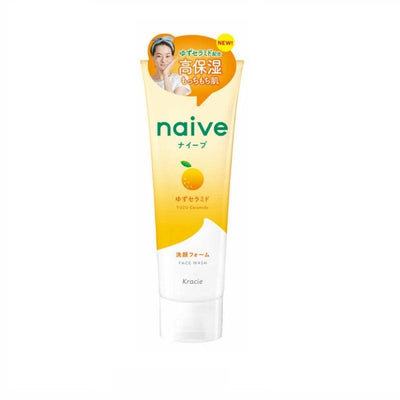 Kracie Hadabisei Средство для умывания лица Naive Yuzu Ceramide 130g