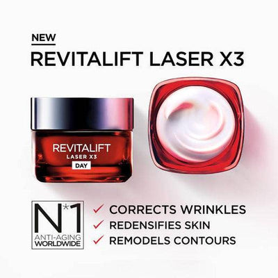 L'OREAL PARIS Revitalift Laser X3 Triple Action Anti-Aging Day Cream 50ml - LMCHING Group Limited