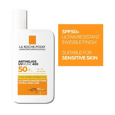 LA ROCHE-POSAY Anthelios UVMune 400 Invisible Fluid SPF50+ Sun Cream 50ml - LMCHING Group Limited