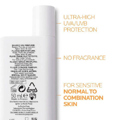 La Roche Posay Anthelios UVMune 400 Invisible Fluid SPF50+ Sun Cream 50ml - LMCHING Group Limited