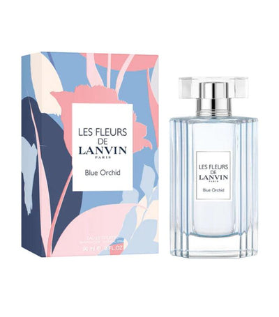 LANVIN Les Fleurs Blue Orchid น้ำหอมโอ เดอ ตัวเลตต์ กลิ่นหอมสไตล์ฟลอรัลวู้ดดี้ 90 มล.