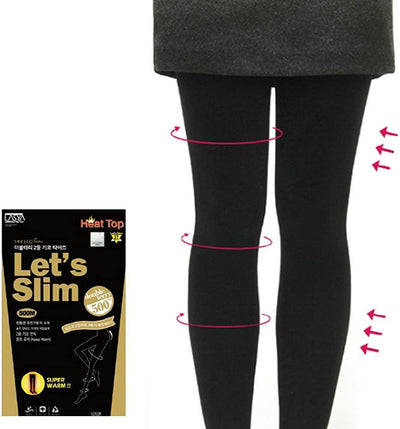 LASYA Let's Slim Athleisure Double Terry 500M Super Warm Leggings 1pc - LMCHING Group Limited