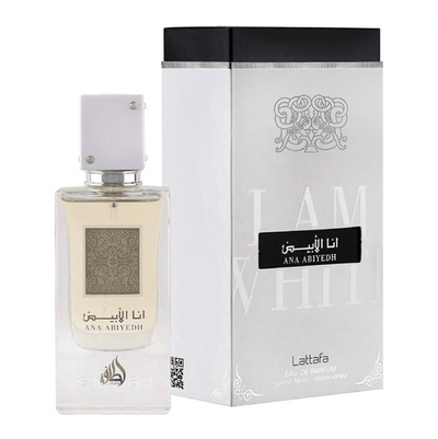 Lattafa I Am White Ana Abiyedh Eau De Parfum (Unisex) 60ml
