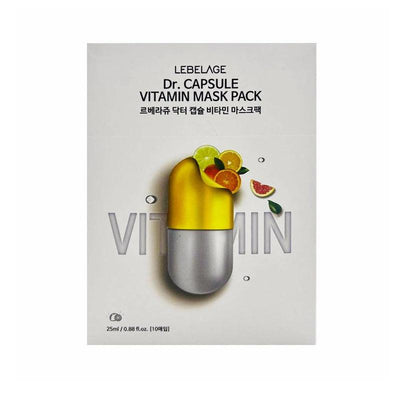 LEBELAGE 韩国 Dr.Capsule维生素面膜 25ml x 10