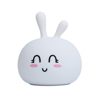 Leto Lampe d'ambiance étoile lapin en silicone souple 1 unité