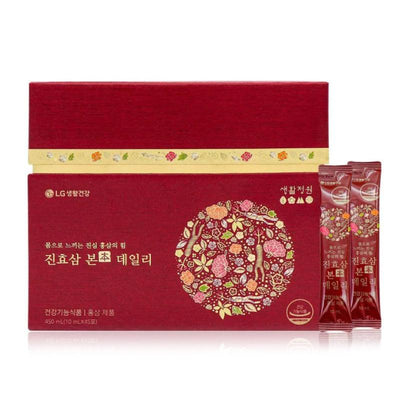 LG Suplemento Diário e de Saúde Household & Health Care Jinhyosam Bon de Ginseng Vermelho para Imunidade e Fadiga 10ml x 45