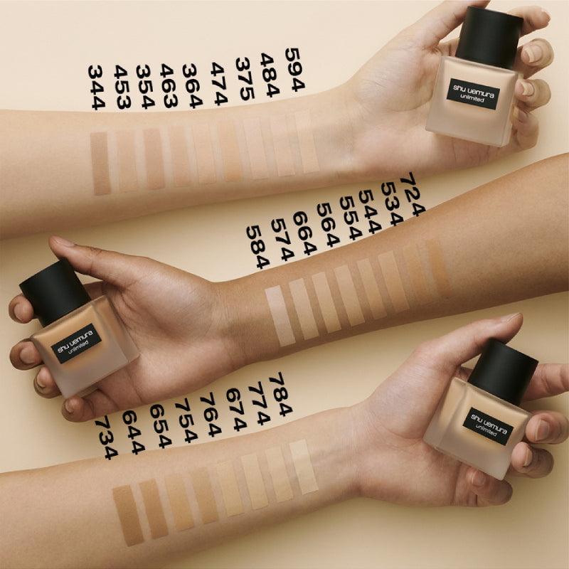 shu uemura Unlimited Breathable Lasting Foundation SPF 24 PA+++ (4 Colors) 35ml - LMCHING Group Limited
