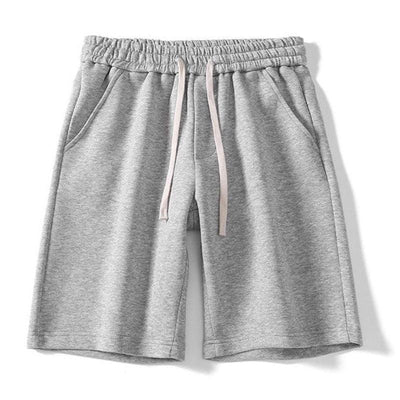 Loose Casual Cotton Shorts (#Grey) 1pc