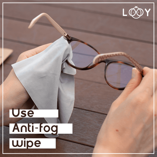 LOOY Chiffon antibuée en microfibre pour lunettes 1 unité – LMCHING Group  Limited