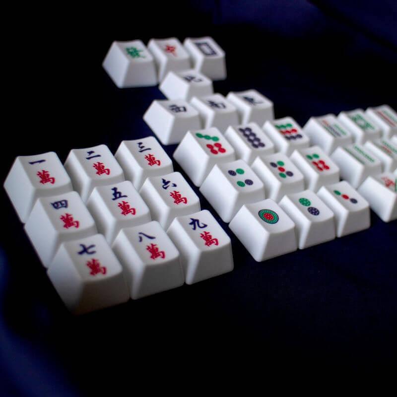 Mahjong Bamboo Keyboard Keycaps 16pcs - LMCHING Group Limited