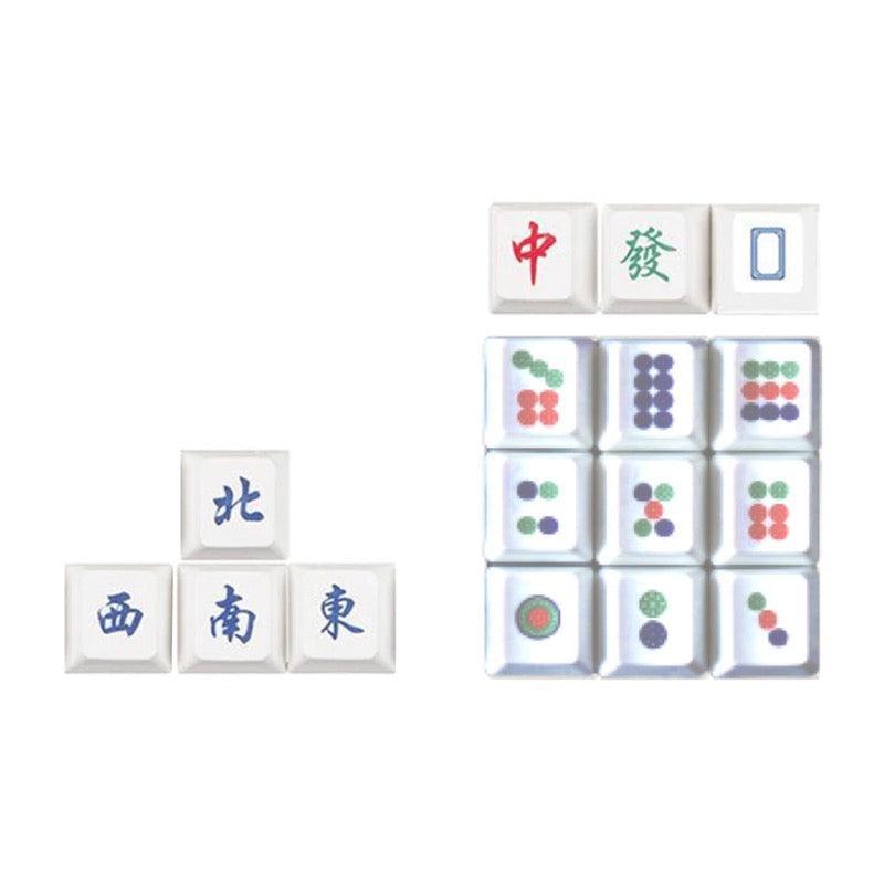 Mahjong Dots Keyboard Keycaps 16pcs - LMCHING Group Limited