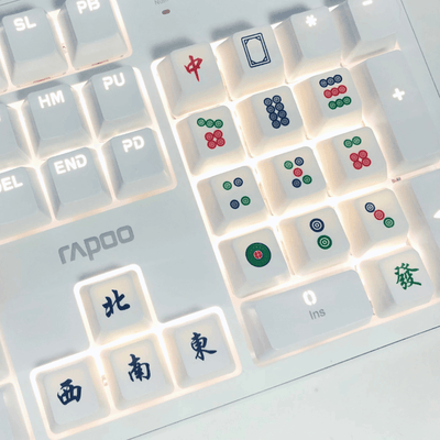 Mahjong Dots Keyboard Keycaps 16pcs - LMCHING Group Limited