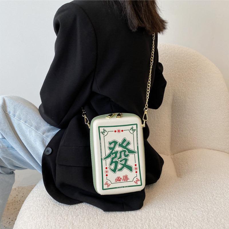 Mahjong Green Fa Tile Bag 1pc - LMCHING Group Limited