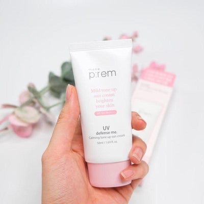 make p:rem UV Defense Me. Calming Tone Up Sun Cream SPF50+ PA++++ 50ml - LMCHING Group Limited