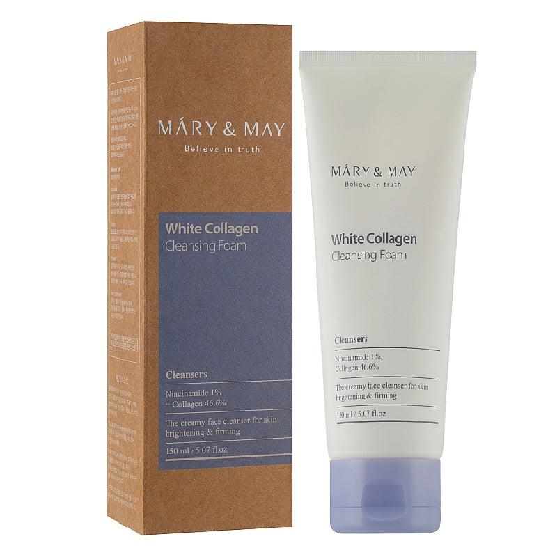 Mary & May White Collagen Cleansing Foam 150ml - LMCHING Group Limited
