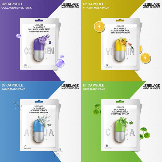 LEBELAGE Dr.Capsule Cica Mask Pack 25 ml x 10