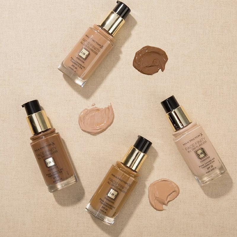 MAX FACTOR Facefinity All Day Flawless 3 In 1 Foundation SPF 20 (4 Colors) 30ml - LMCHING Group Limited