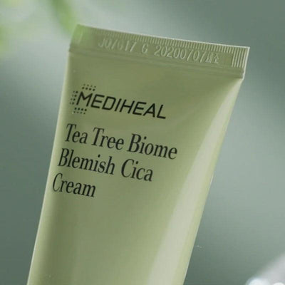 MEDIHEAL Tea Tree Biome Blemish Cica Cream (Calming & Moisturising) 100ml - LMCHING Group Limited