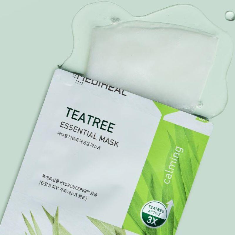 MEDIHEAL Tea Tree Essential Mask (Calming) 24ml x 10 - LMCHING Group Limited