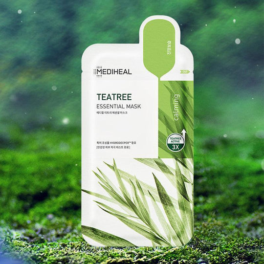 MEDIHEAL Tea Tree Essential Mask (Calming) 24ml x 10 - LMCHING Group Limited