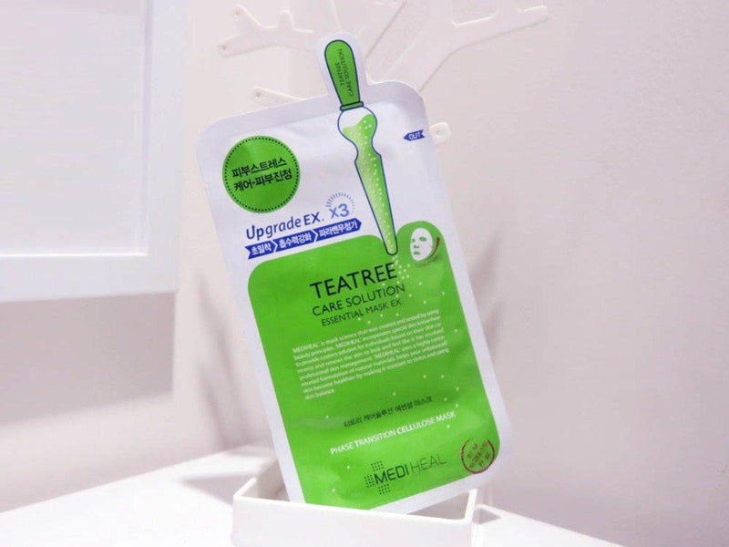 MEDIHEAL Teatree Healing Solution Essential Mask (Pore Care) 24ml x 10 - LMCHING Group Limited
